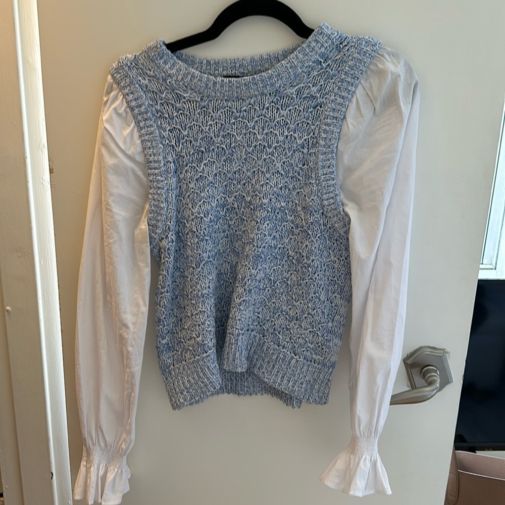 French Connection Klara Layered Look Sweater